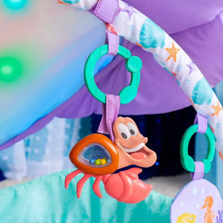 Bright Starts - The Little Mermaid Twinkle Trove Lights & Music Activity Gym