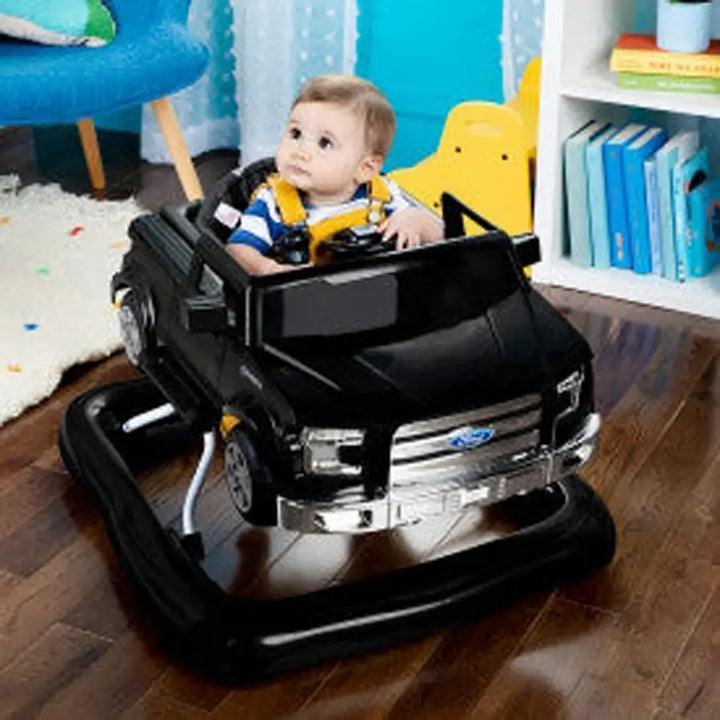 Bright Starts - Ways to Play Walker - Ford F-150, Agate Black, 4-in-1 Walker