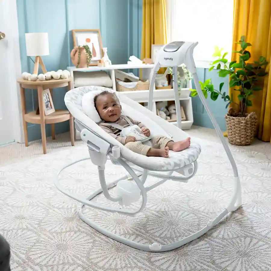 Ingenuity - SimpleComfort Soothing Swing & Rocker - Raylan