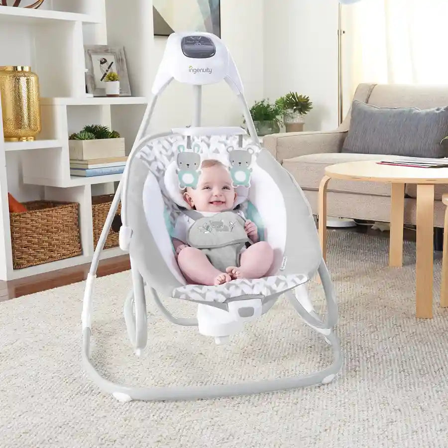 Ingenuity - SimpleComfort Soothing Swing & Rocker - Raylan