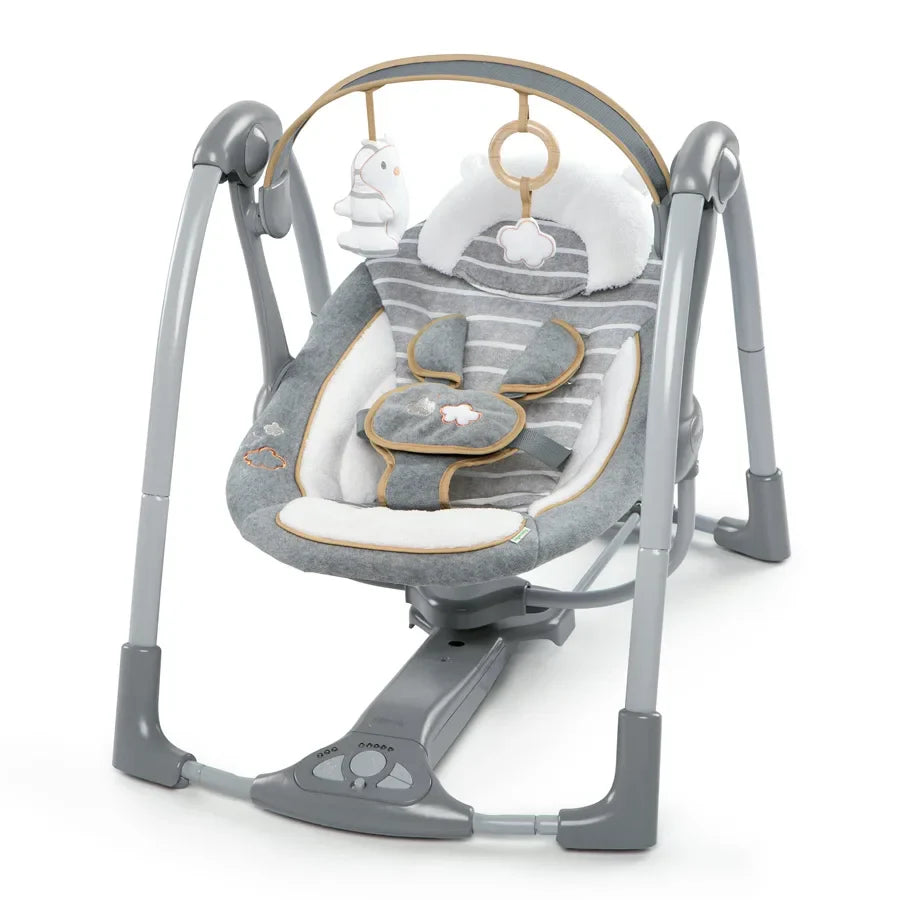 Ingenuity - Swing 'n Go Portable Swing - Bella Teddy