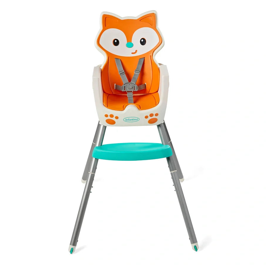 Infantino - Grow-With-Me 4-In-1 Convertible Hight Chair - Fox