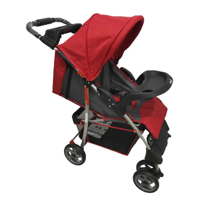 Moon - Bezik - One Fold Stroller (Fire Red)