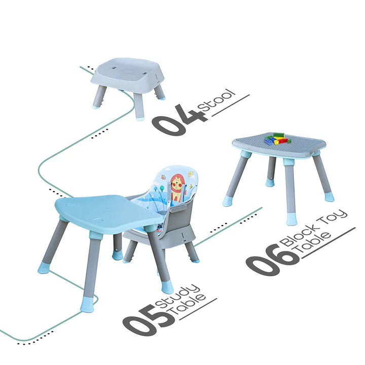 Moon - High Chair (Blue)