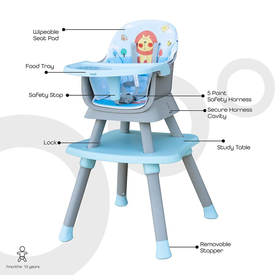 Moon - High Chair (Blue)