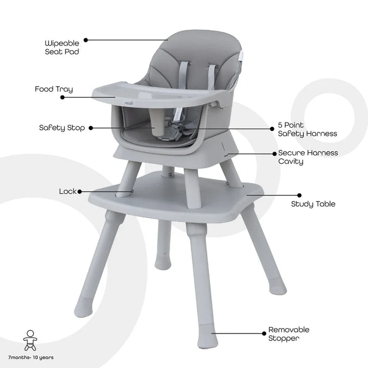 Moon - High Chair (Grey)