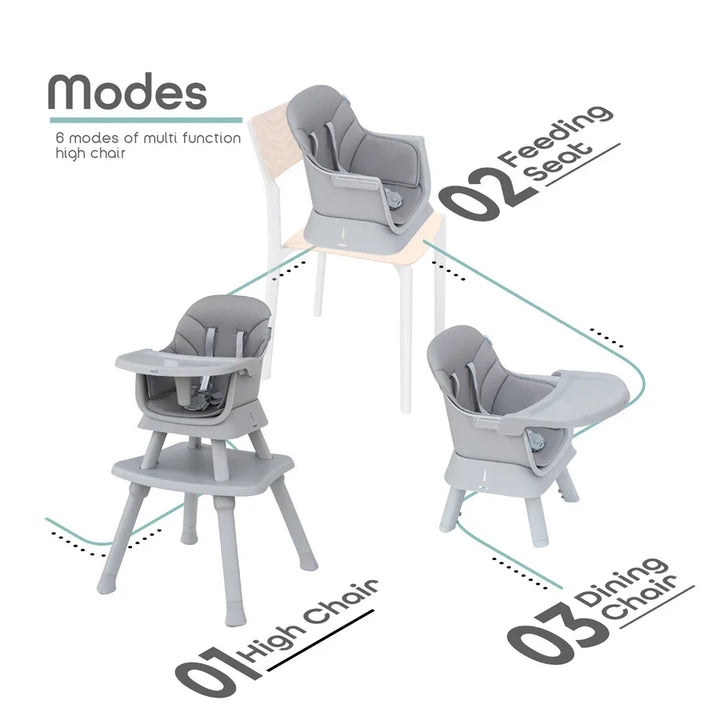 Moon - High Chair (Grey)