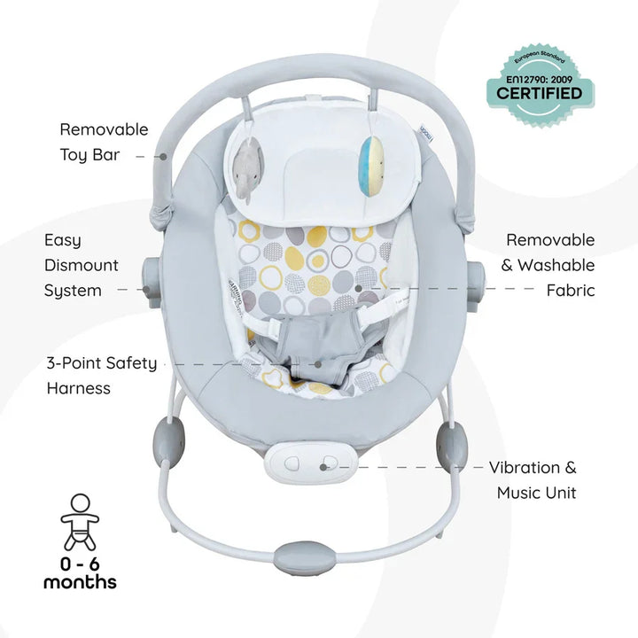 Moon - Hopper Baby Bouncer (Grey)