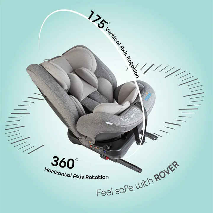 Moon - Rover - Baby/Infant Car Seat Group:(0+,1,2,3) (0-12 Years) 360° Rotate - Grey