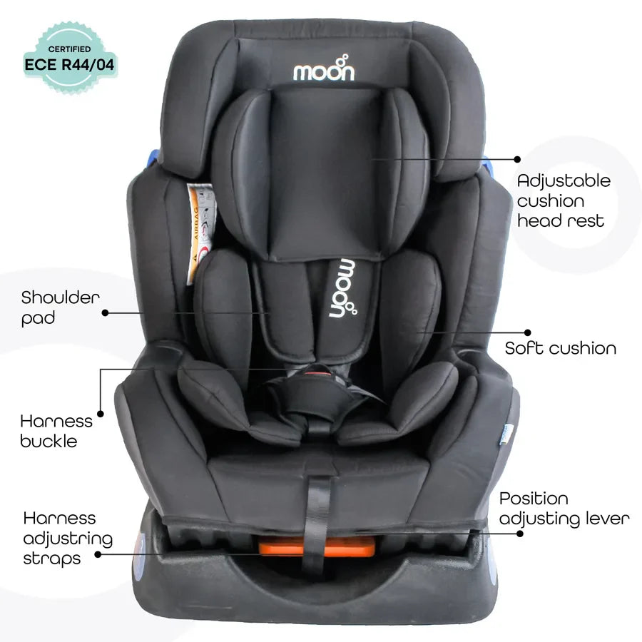 Moon - Sumo Baby/Infant Car Seat (Group 0,1,2) (0-25 Kg) Ash Grey