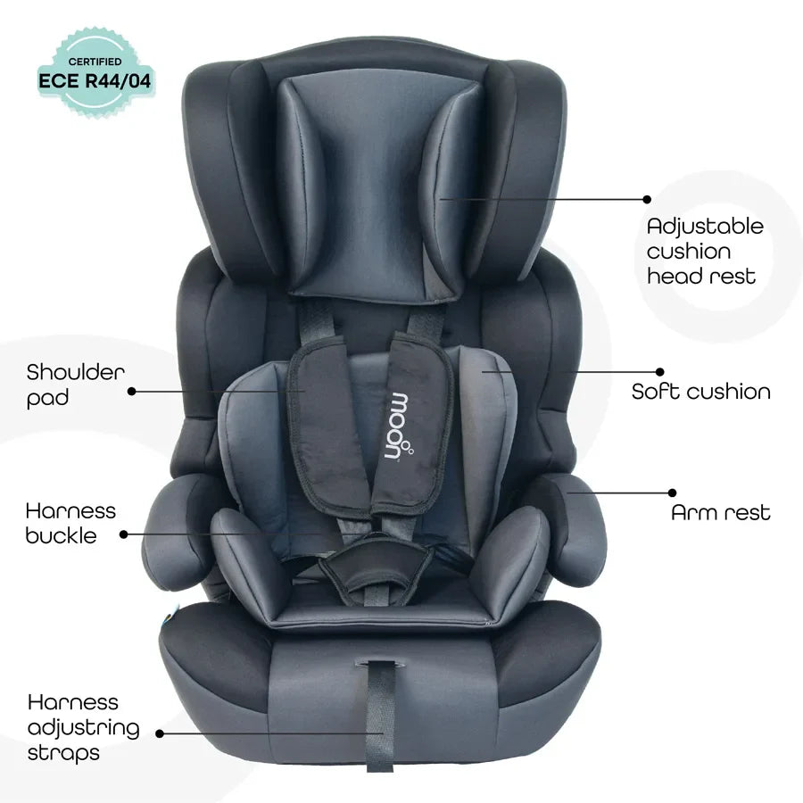 Moon - Tolo - Car Seat (Group 1,2,3) - Black