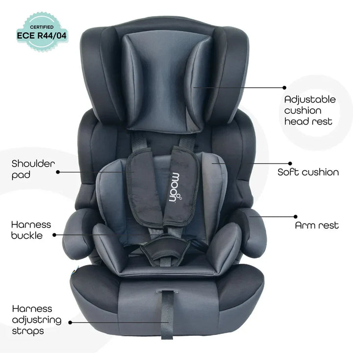 Moon - Tolo - Car Seat (Group 1,2,3) - Black