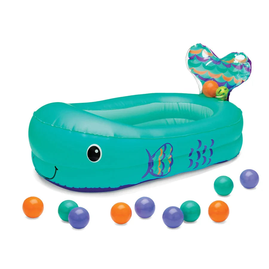 Whale Bubble Bath with Temperature Sensor Inflatable Bath Tub