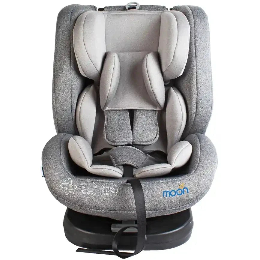 Moon - Rover - Baby/Infant Car Seat Group:(0+,1,2,3) (0-12 Years) 360° Rotate - Grey