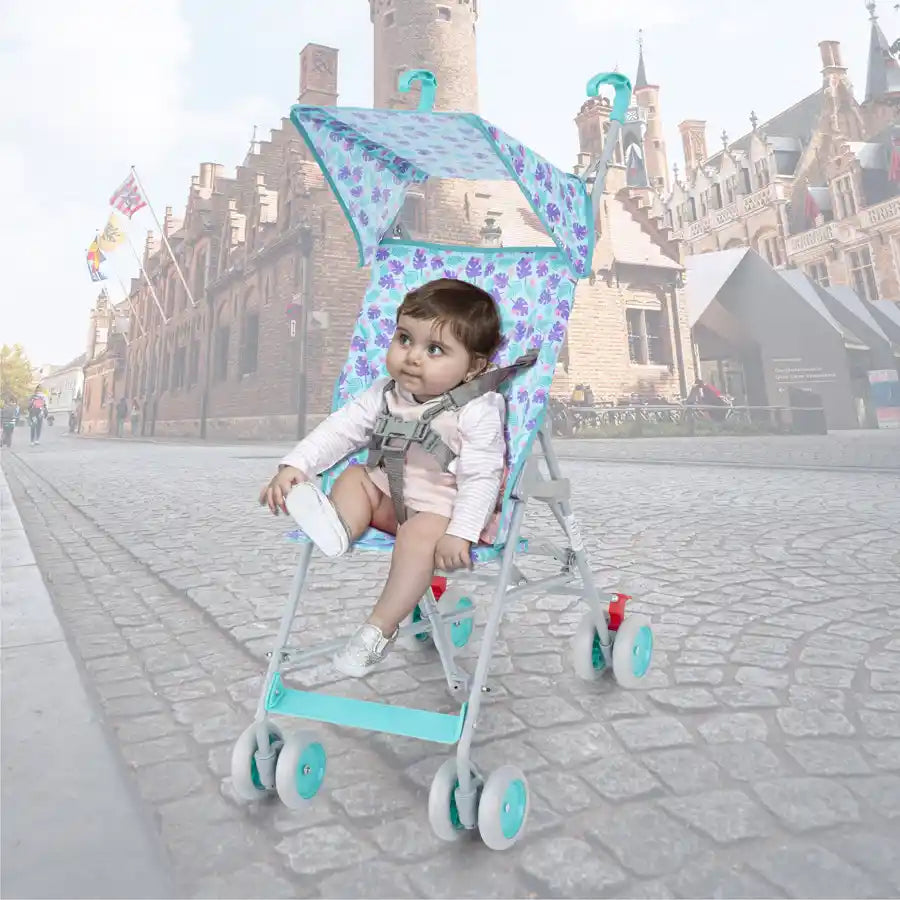 Moon - Jet-Light Weight/Compact Fold Buggy Stroller - Printed Dino