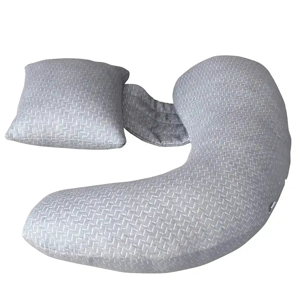 Moon - Bamboo Multi-Position Pregnancy Pillow (Grey)