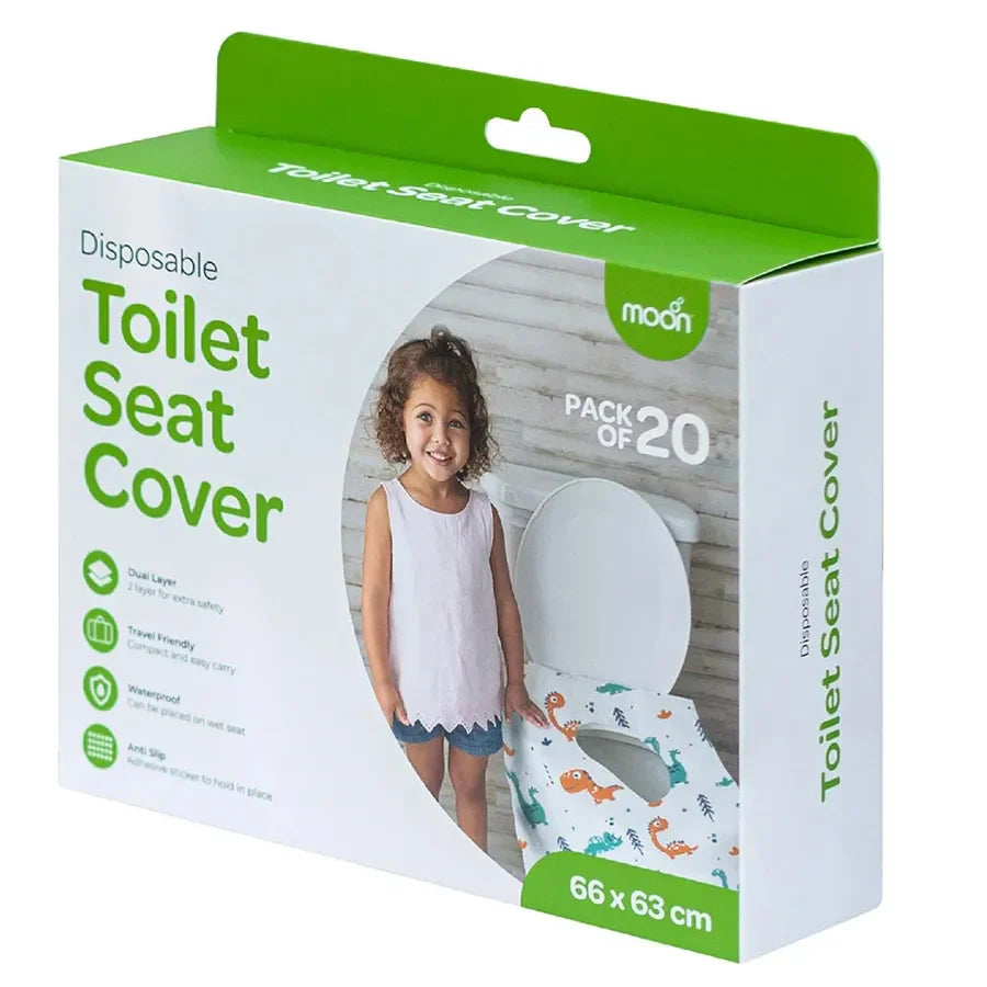 Moon - Disposable Toilet Seat Cover - Dino (66 x 63 cm)