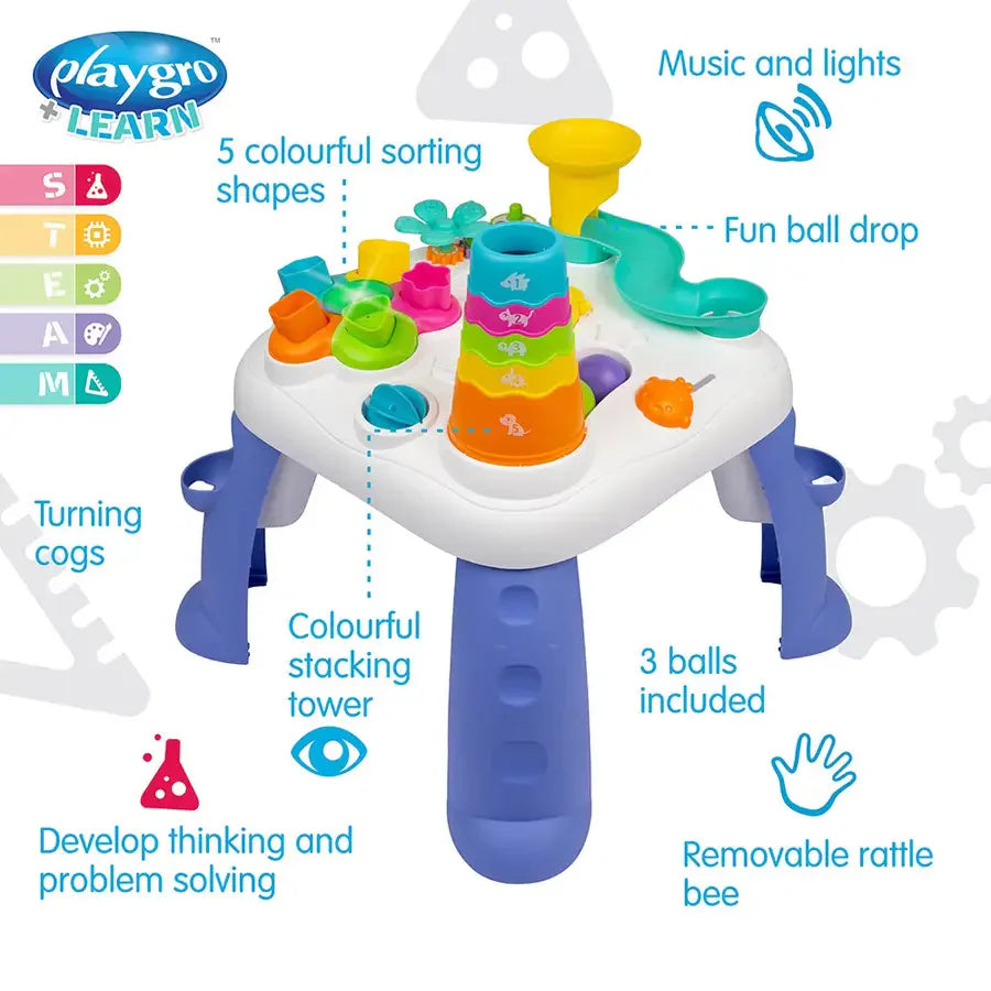 Playgro - Sensory Explorer Music & Lights Activity Table