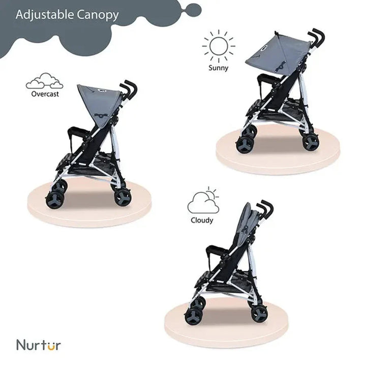 Nurtur - Luca Bee Lightweight Stroller (Grey)