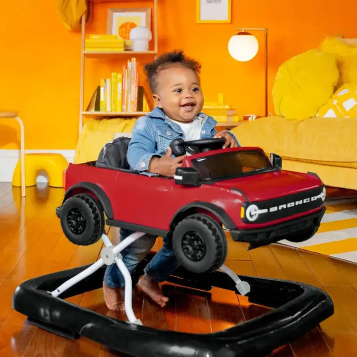 Bright Starts - Ways to Play 4-in-1 Walker - Ford Bronco, Race Red