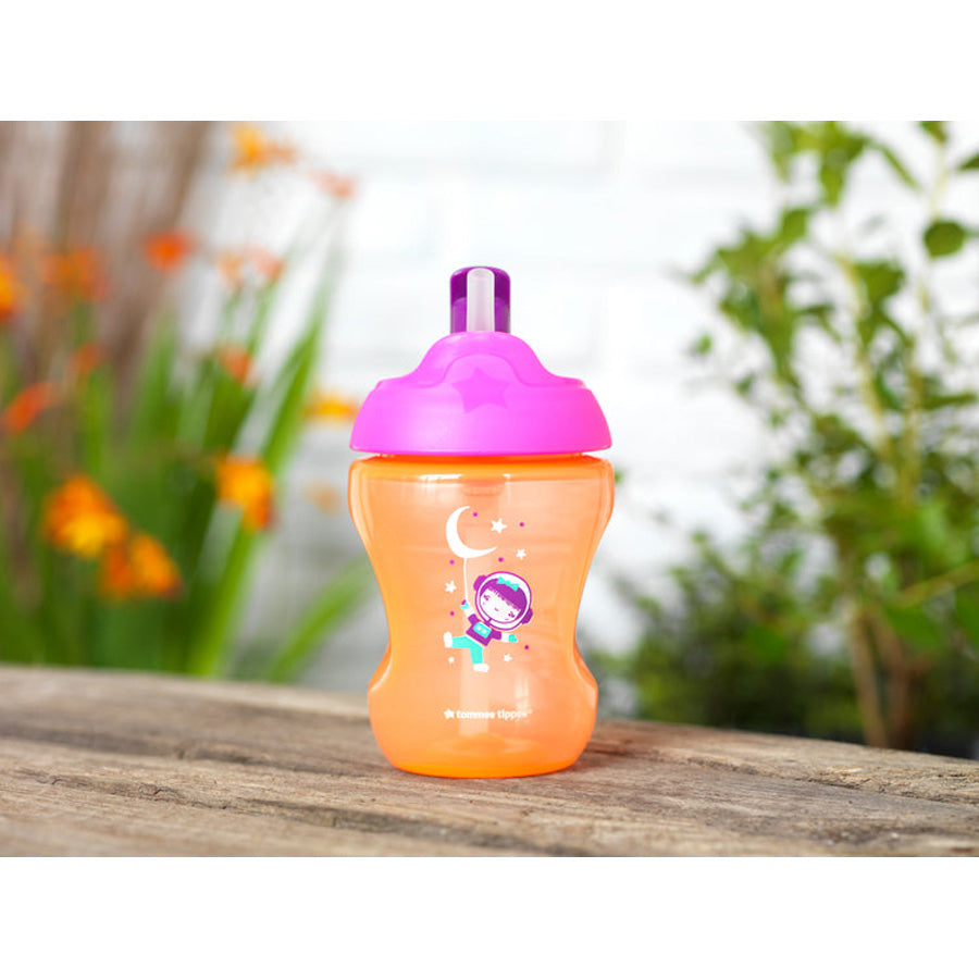 Tommee Tippee Easy Drink Straw Cup, 150Ml (Blue/Purple)