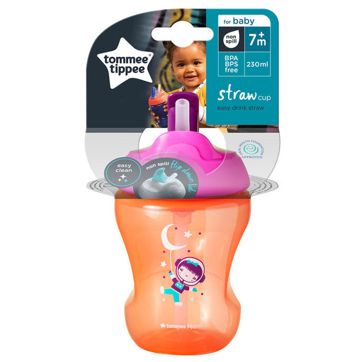 Tommee Tippee Easy Drink Straw Cup, 150Ml (Blue/Purple)