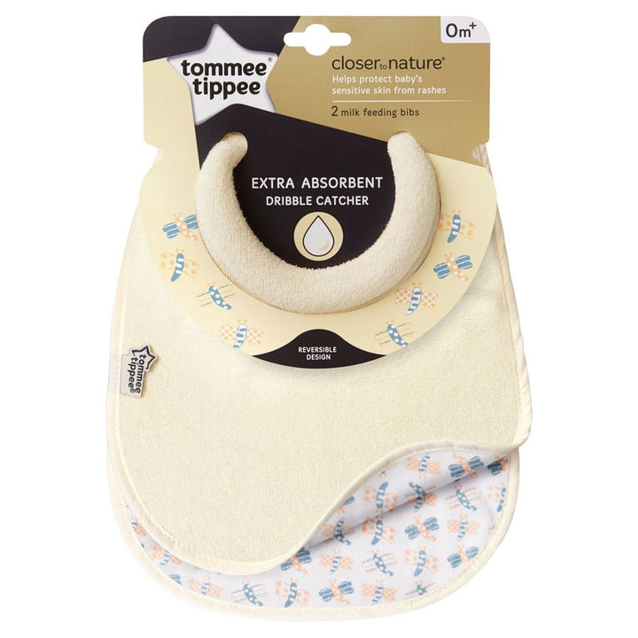 Tommee Tippee Closer to Nature Milk Feeding Bib X 2