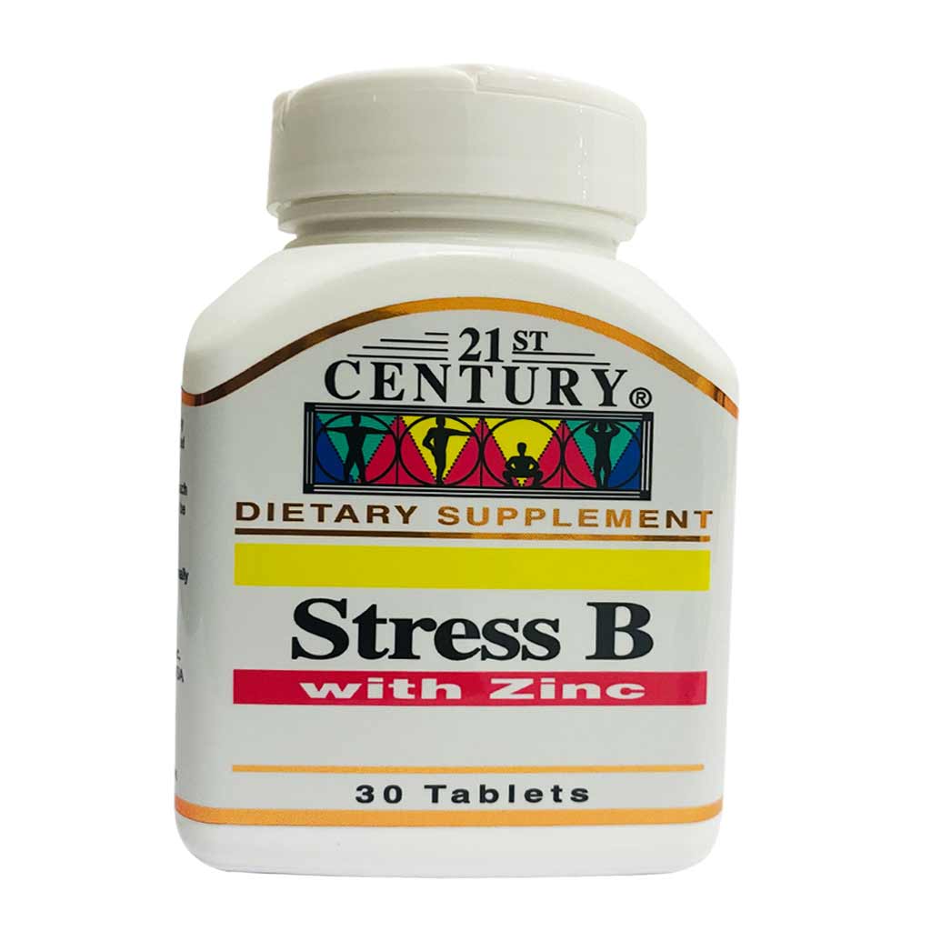 21St Century Stress B With Zinc Tablets 30S