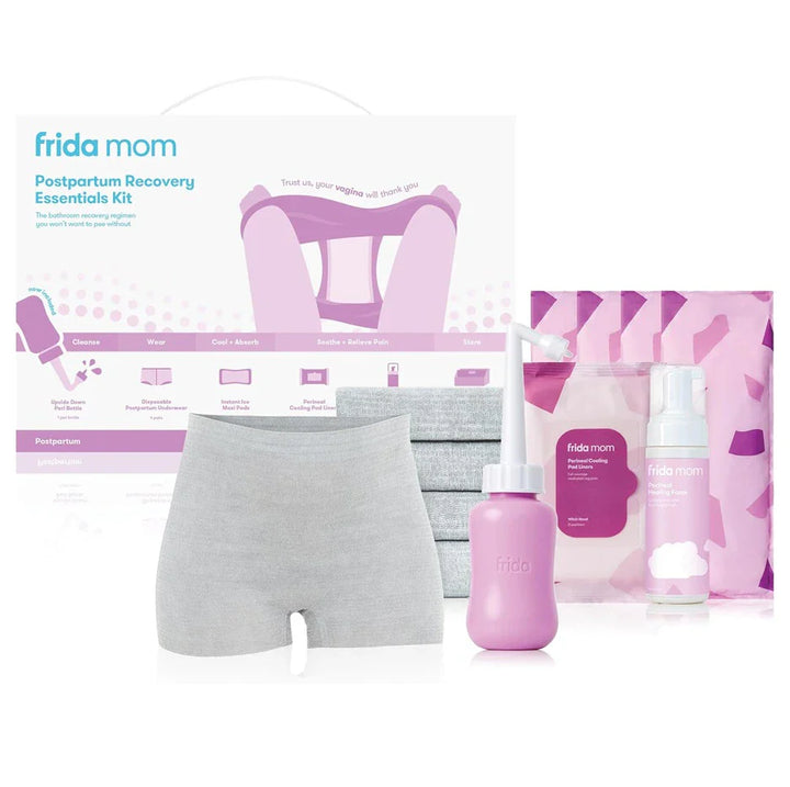 Frida Mom Postpartum Recovery Essentials Kit with Peri Bottle