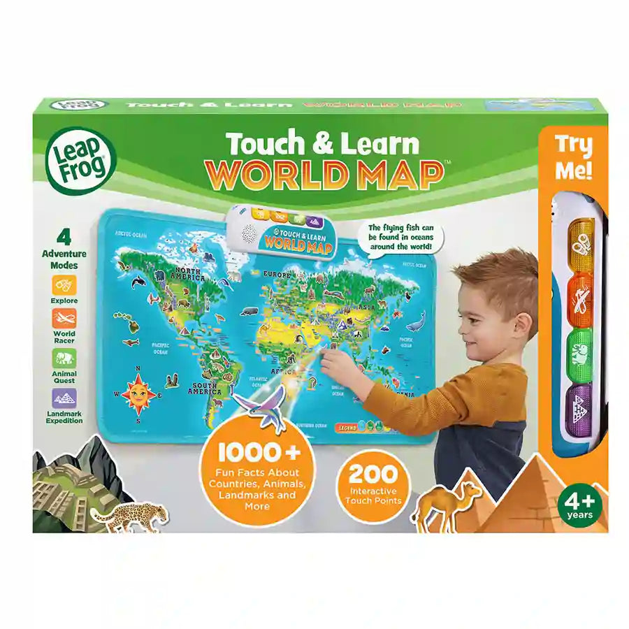 Leapfrog - Touch & Learn World Map Board