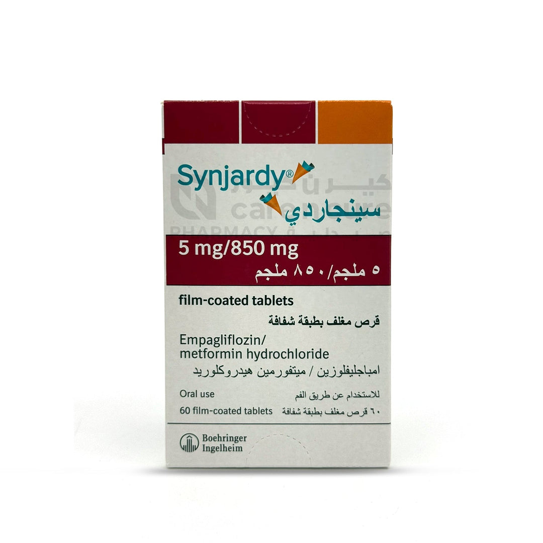 Synjardy 5 mg / 850 mg Film Coated Tablets 60 Pieces