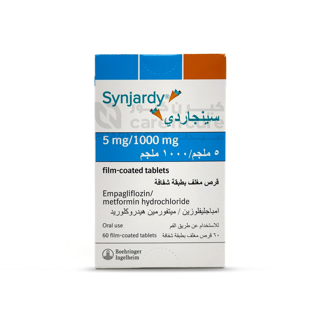 Synjardy 5 mg / 1000 mg Film Coated Tablets 60 Pieces