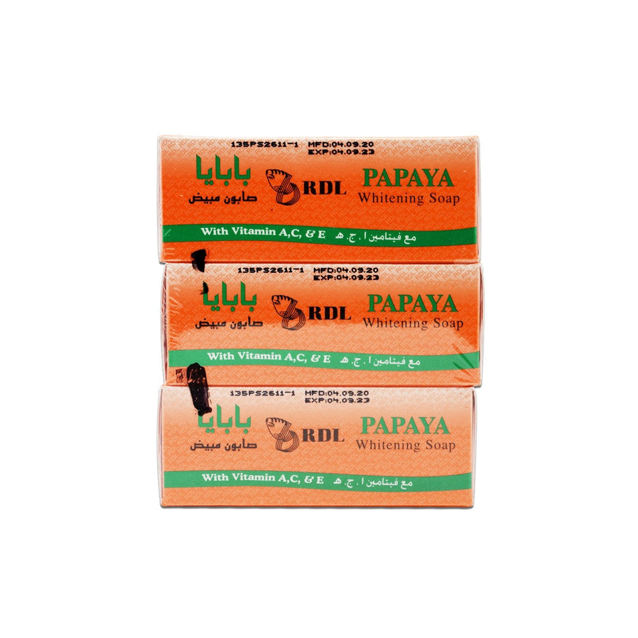 Rdl Papaya Whitening Soap-135gm 3'S Offer