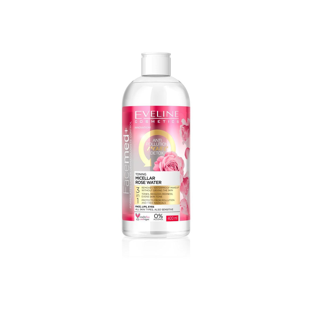 Eveline Facemed+ Toning Micellar Rose Water 400ml