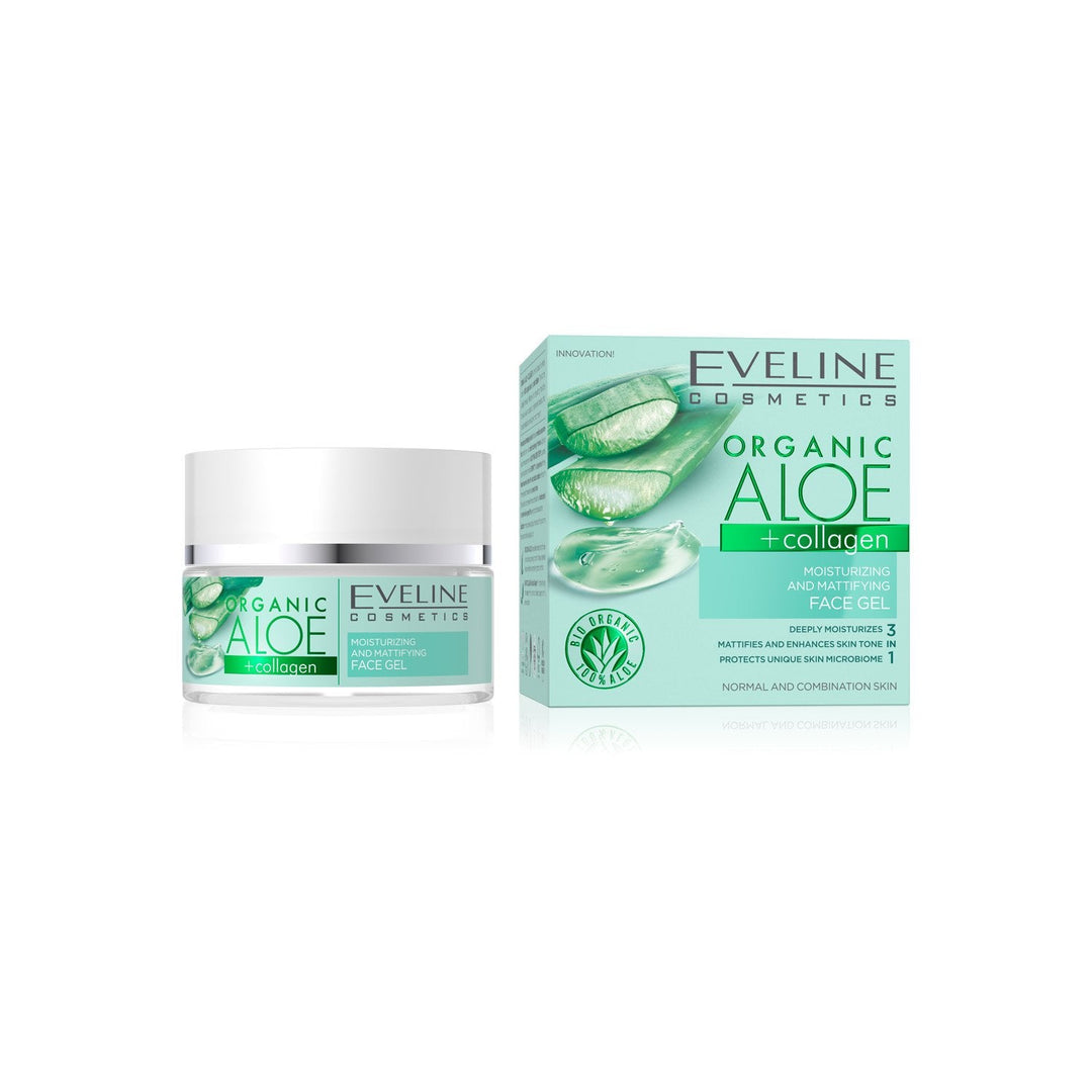 Eveline Orga Aloe+Collagen Moist& Mattif Face Gel 50ml [F]