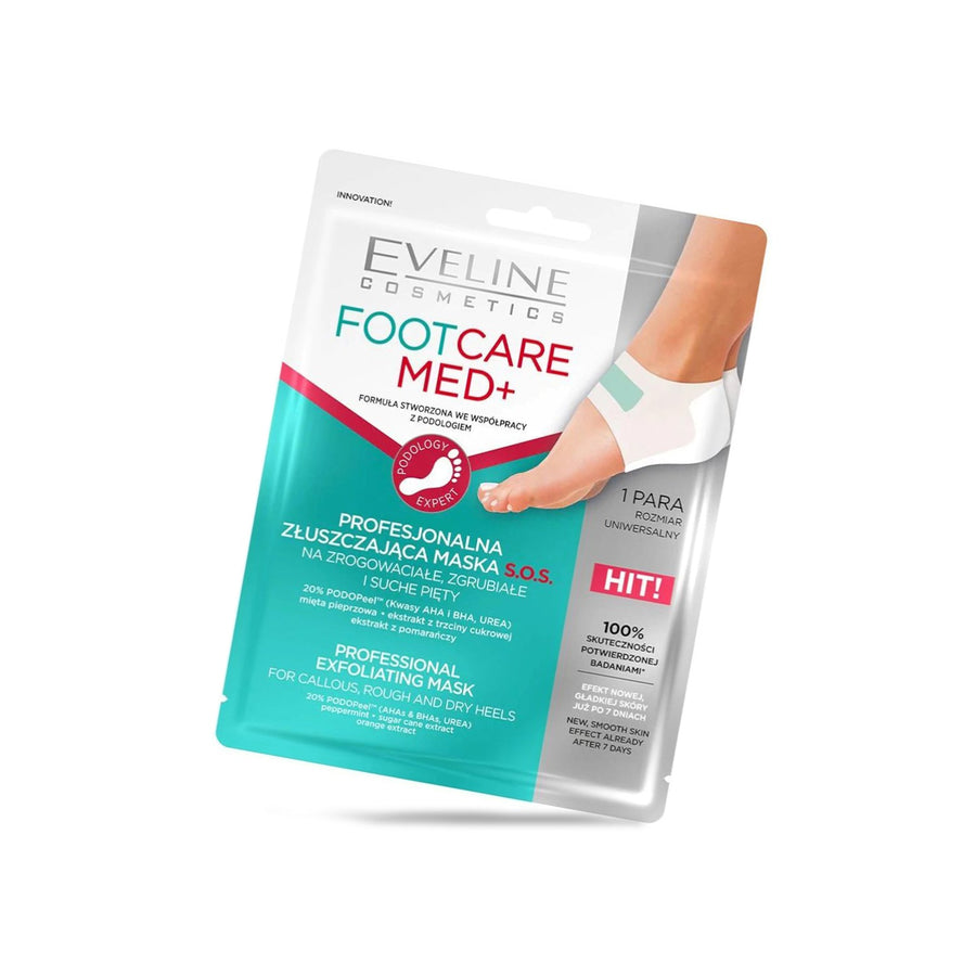 Eveline Foot Care Med+ Prof Exfoliating Mask 1 piece