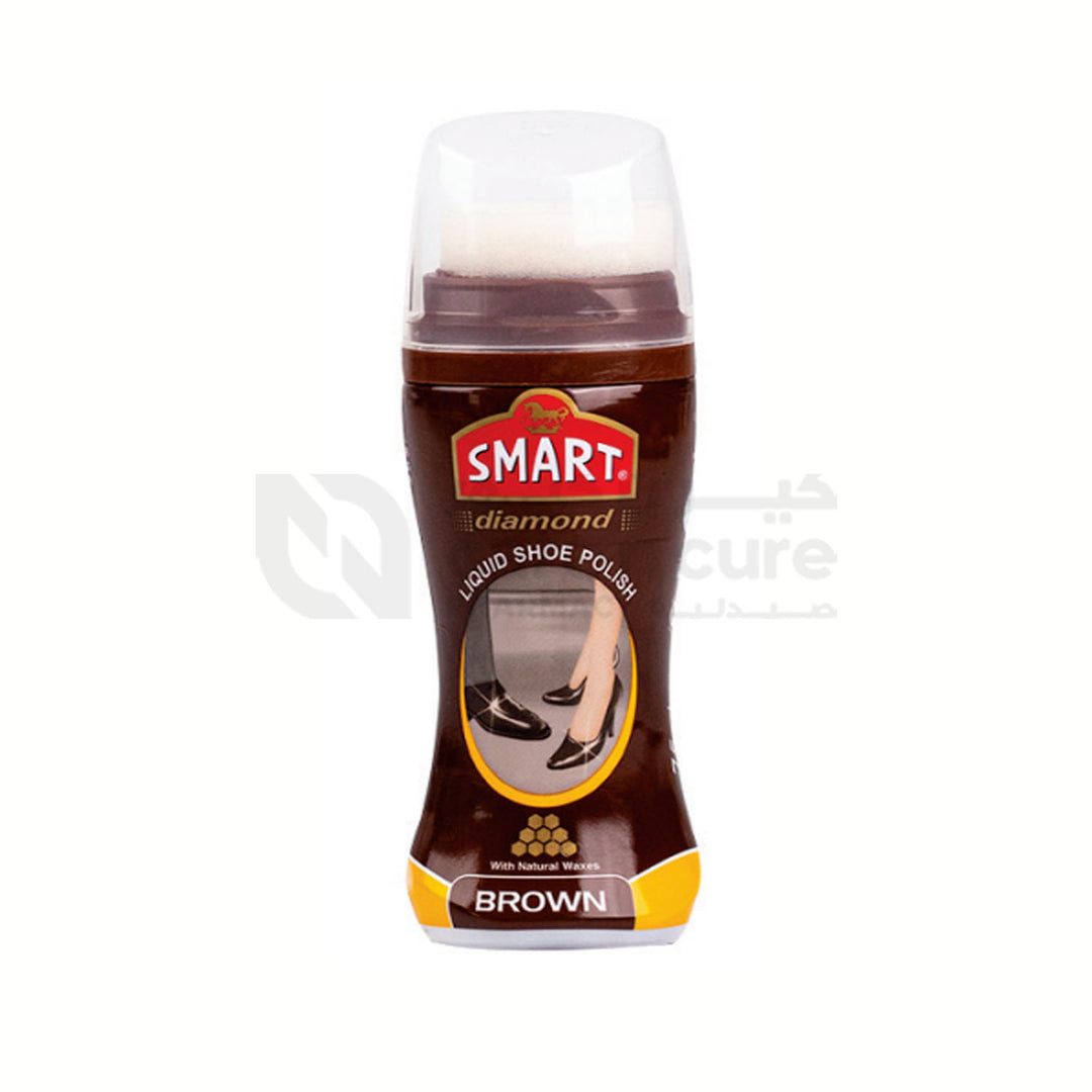 Smart Liquid Shoe Polish Brown 75 ml