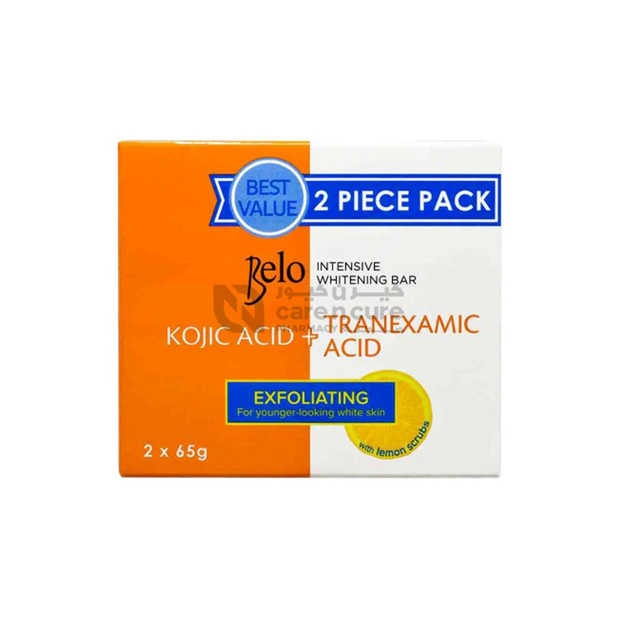 Belo Inten Whiten Exfoliating Bar 65g 2Pc