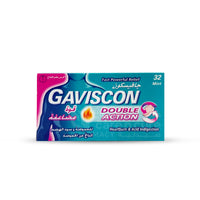 Gaviscon Double Action Mint Chewable Tablets 32 Pieces