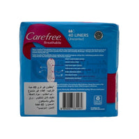 Carefree Breathable Pantyliner Np 40 Pieces