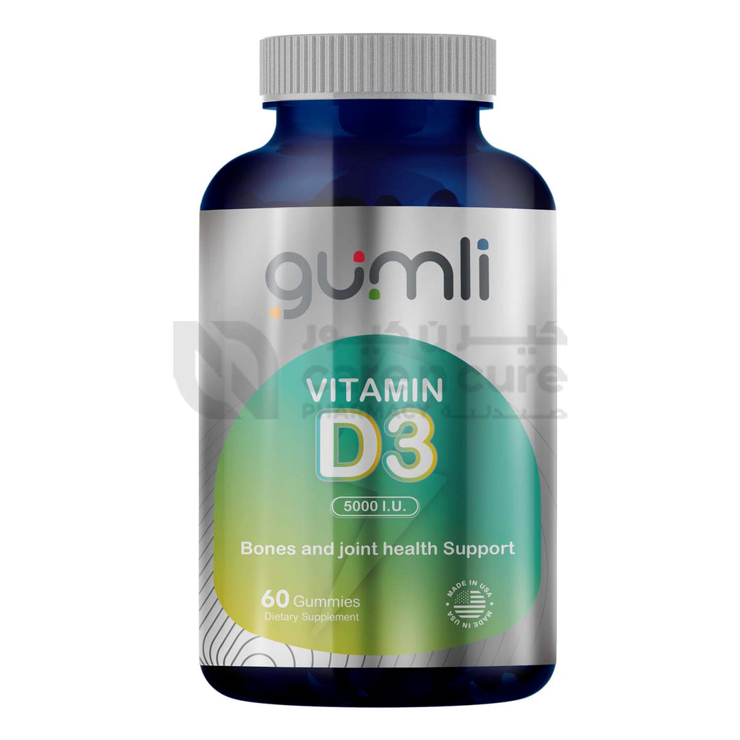 Biotonics  Gumli Vitamin D3 5000 I.U 60 Gummy