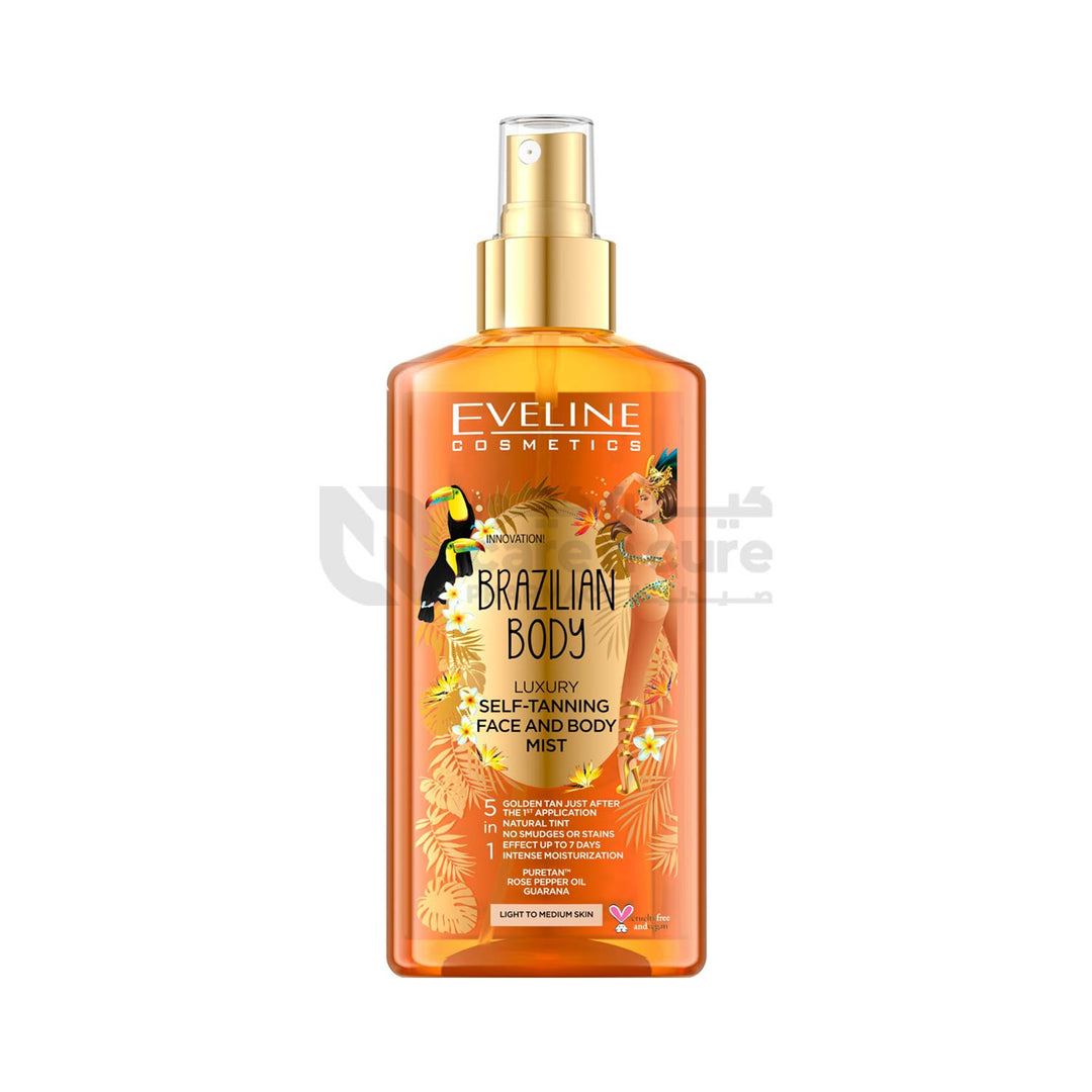 Eveline Brazilian Body Luxury Self-Tanning Mist 150 ml