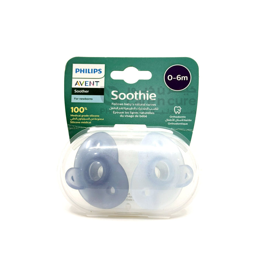 Philips Avent Soothie Sil 0-6Mx2