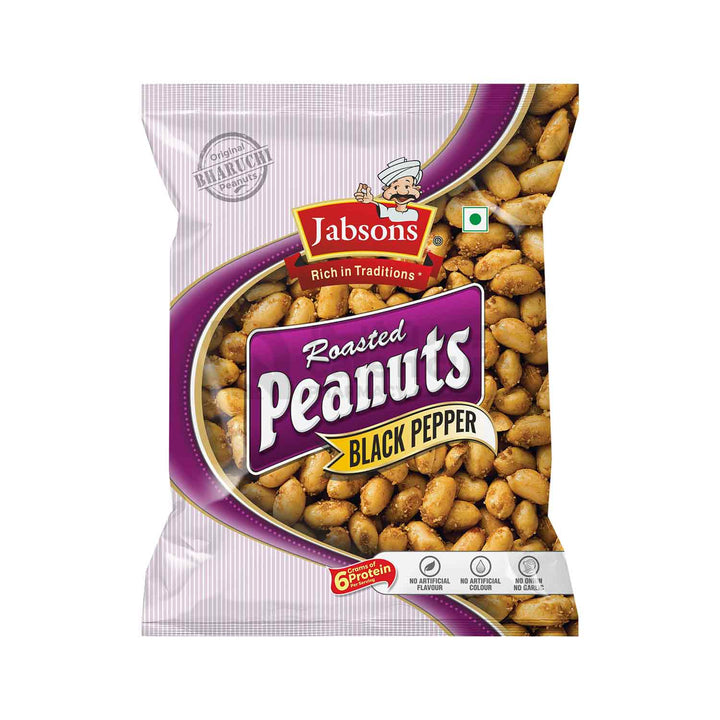 Jabson Roasted Peanut-Black Pepper 140 gm