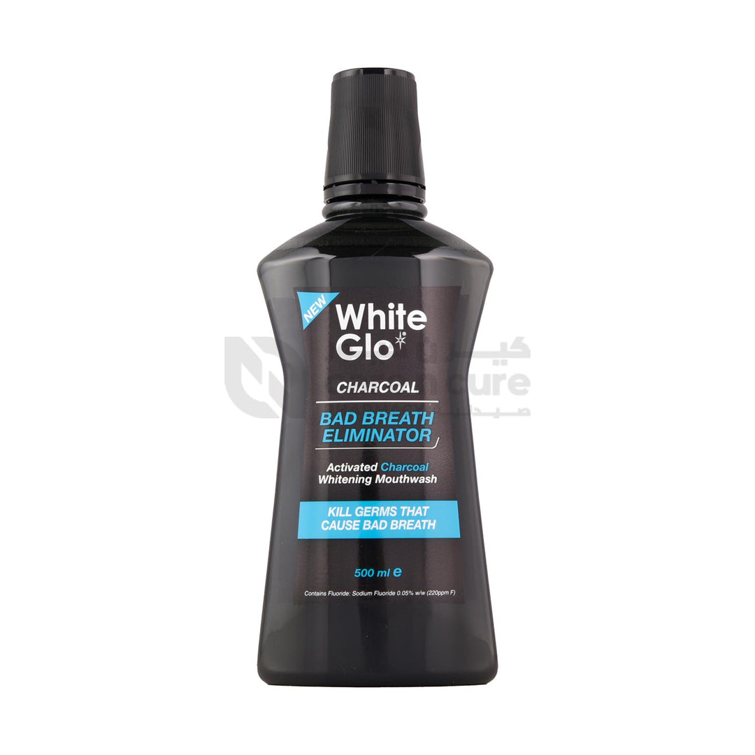 White Glo Charcoal Bad Breath Eliminator Mouthwash