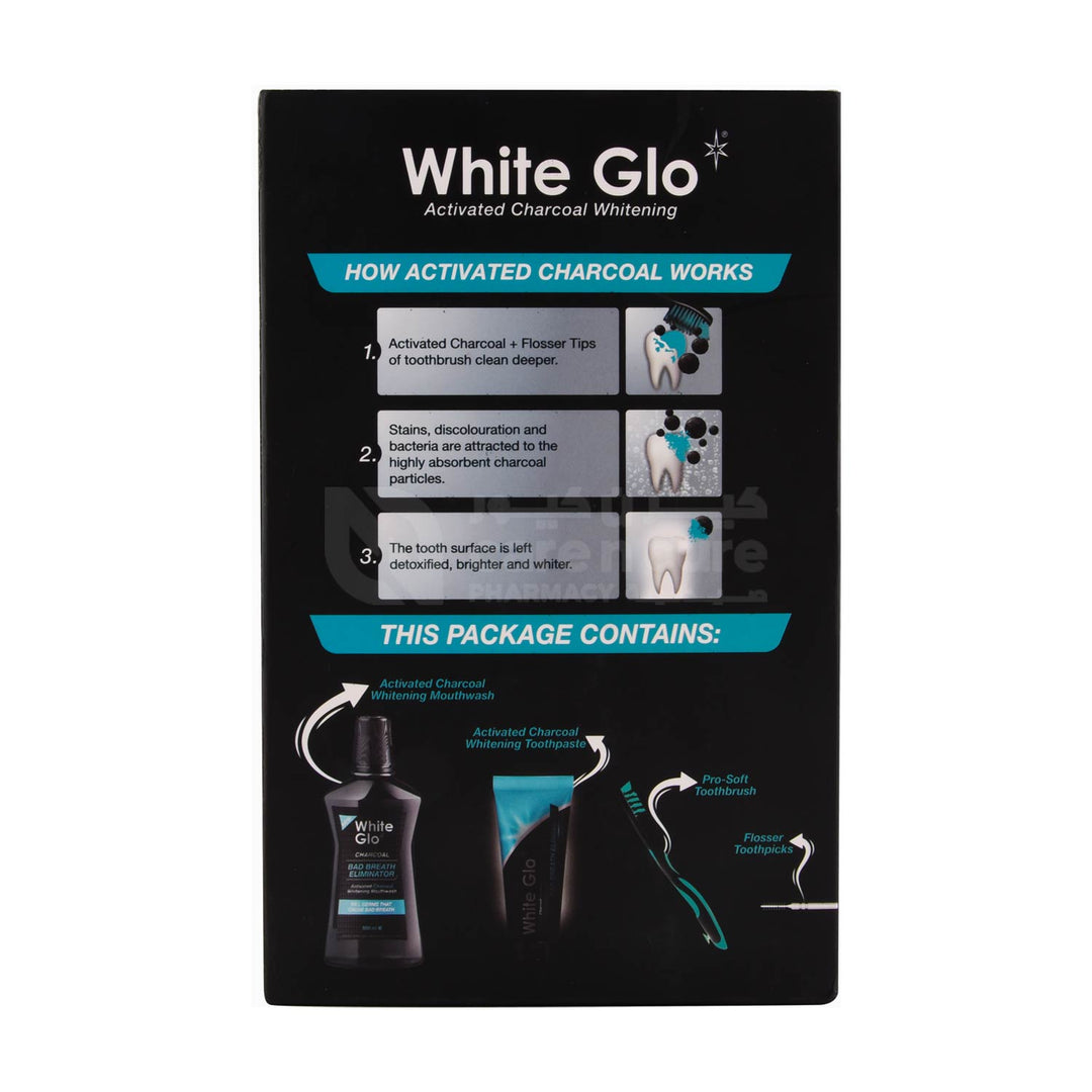 White Glo Charcoal Bad Breath Eliminator Mouthwash