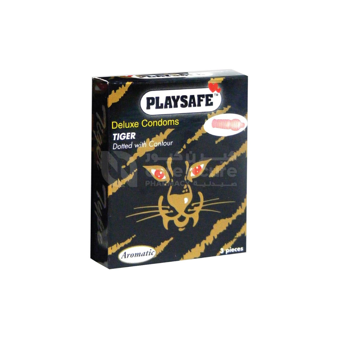 Playsafe Tiger Type Condom - 3 Pieces