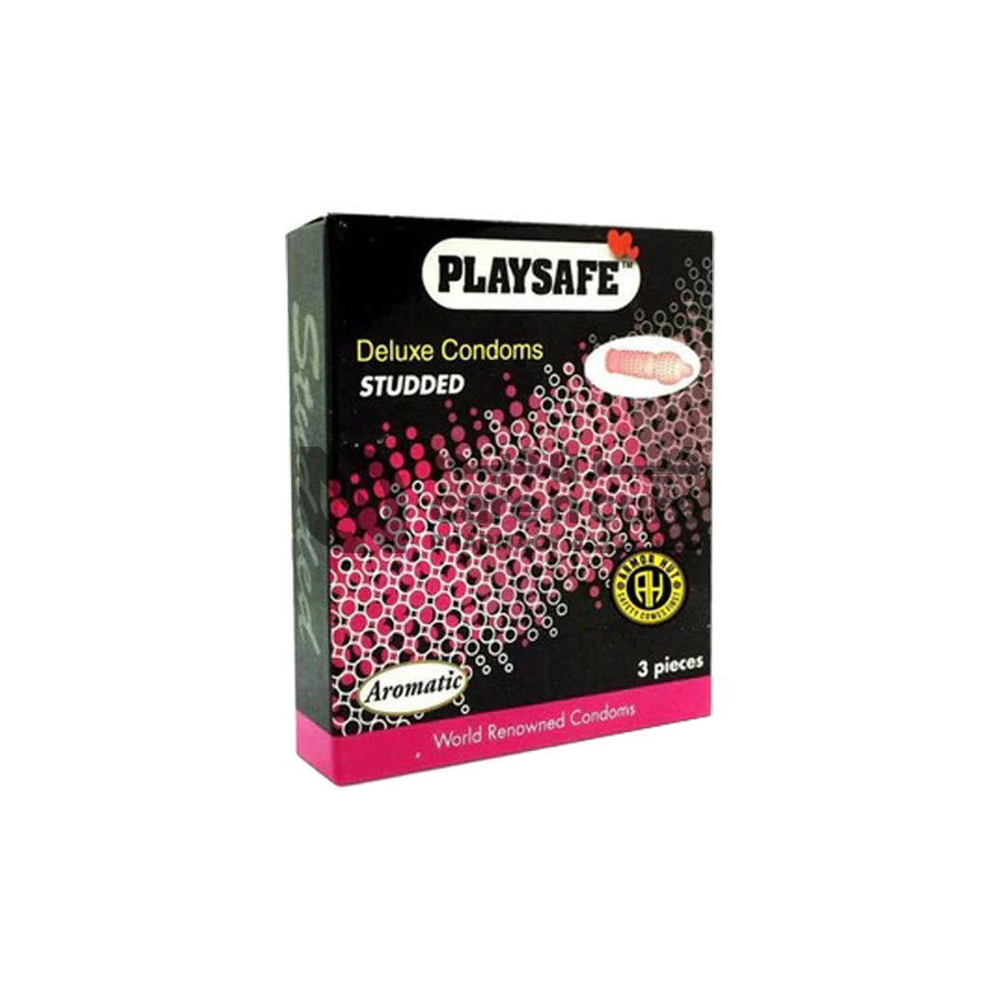 Playsafe Studded Condom 3 Pieces