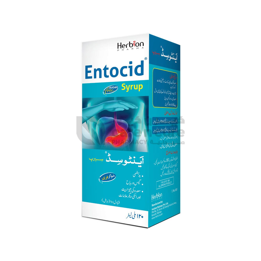 Entocid Syrup Sugar Free 120 ml