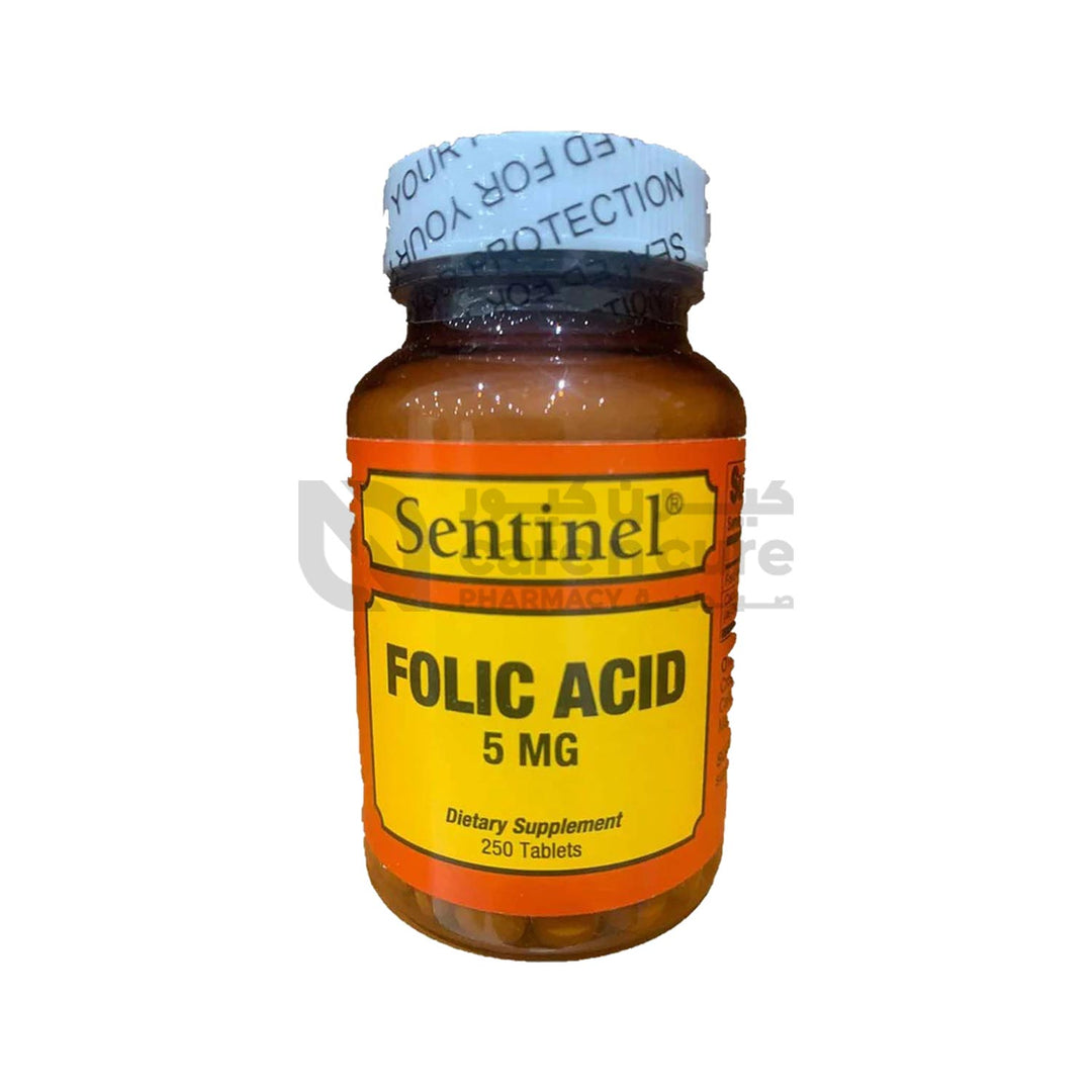 Sentinel Folic Acid 5 mg Tablets 250 Pieces